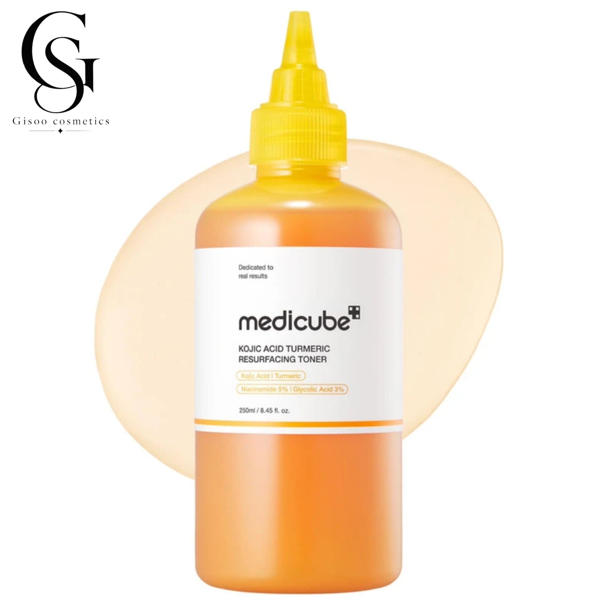 تونر کوجیک اسید مدی کیوب 250 میلروشن کننده و ضد لک ✨ Medicube Kojic Acid Toner 250ml